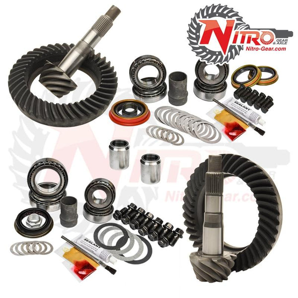 03-09 Toyota FJ Cruiser 4Runner Hilux (without factory E-Locker) 4.56 Ratio Gear Package Kit Nitro Gear and Axle